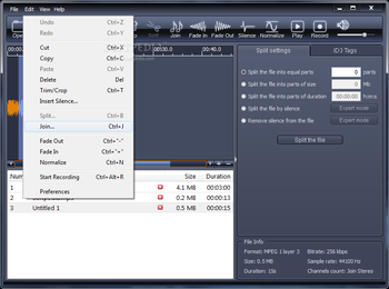 X-Wave MP3 Cutter Joiner screenshot 5