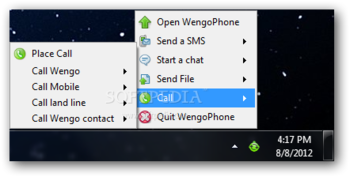 X-WengoPhone screenshot