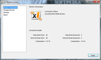 X1 Mobile Connect screenshot