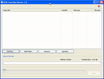 X2X Free Disc Burner screenshot 3