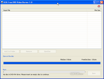 X2X Free DVD Video Burner screenshot 2