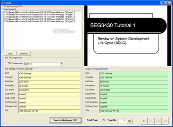 X360 Multi-page Tiff Converter OCX screenshot 3