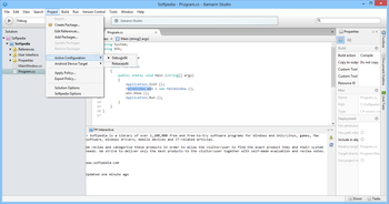 Xamarin Studio screenshot 6