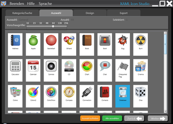 XAML Icon Studio screenshot