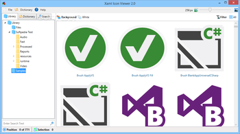 Xaml Icon Viewer screenshot