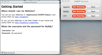 XAMPP screenshot 2