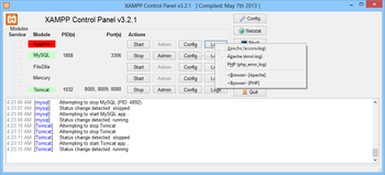 XAMPP screenshot 3