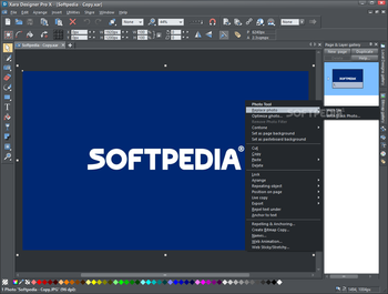 Xara Designer Pro X screenshot