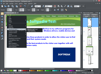 Xara Web Designer Premium screenshot 2