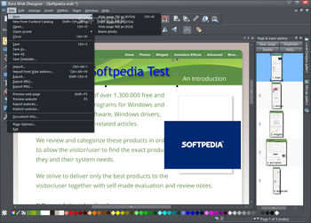 Xara Web Designer screenshot 3