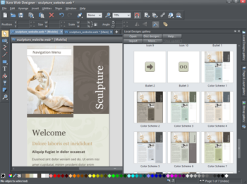 Xara Web Designer screenshot 3