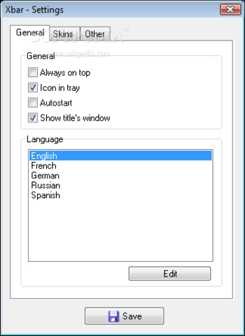 Xbar screenshot 3