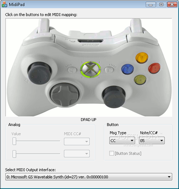 XBoxMidiPad screenshot