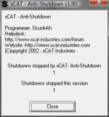 xCAT - Anti-Shutdown screenshot 2