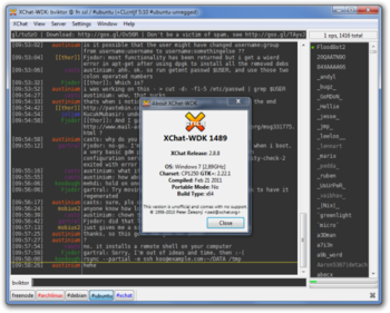 XChat-WDK  screenshot