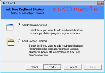 XConsole screenshot