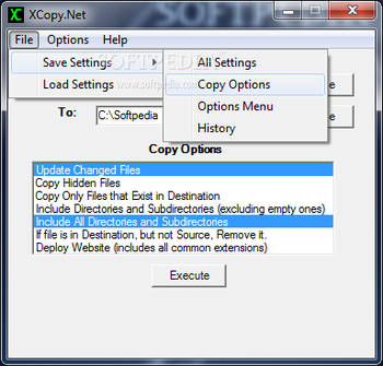 XCopy.Net screenshot 2