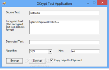 XCrypt screenshot