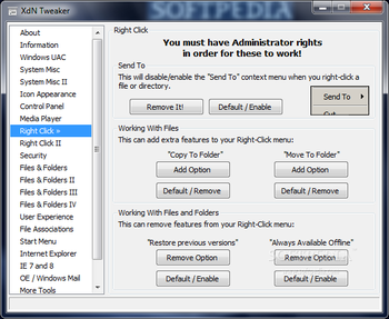 XdN Tweaker screenshot 7