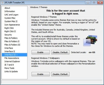 XdN Tweaker Portable screenshot 2