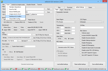 XeBuild GUI screenshot 3