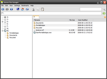 Xenon File Manager screenshot