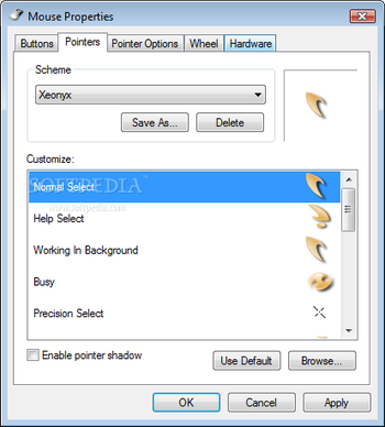 Xeonyx Cursors screenshot