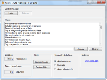 Xerira Auto Hipnosis screenshot