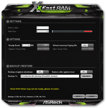 XFast RAM screenshot