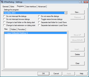 XFilesDialog screenshot 3