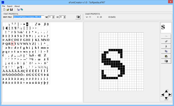 xFontCreator screenshot