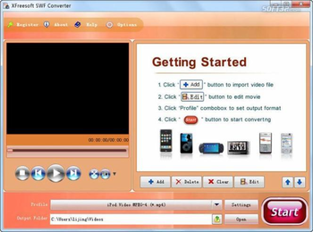 XFreesoft SWF Converter screenshot 3