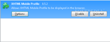 XHTML Mobile Profile screenshot