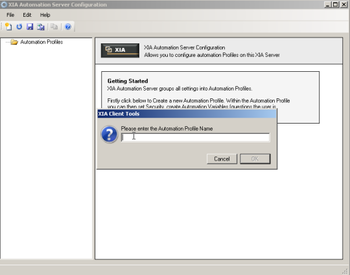 XIA Automation Server screenshot