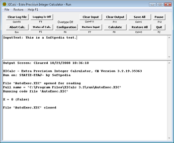 XICalc screenshot