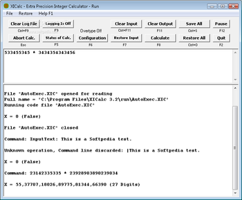 XICalc screenshot 2