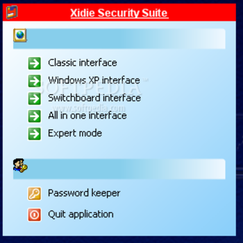Xidie Security Suite screenshot