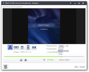 Xilisoft 3D Video Converter screenshot 2
