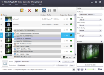 Xilisoft Apple TV Video Converter screenshot 2