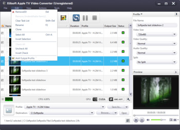 Xilisoft Apple TV Video Converter screenshot 3