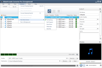 Xilisoft Audio Converter Pro screenshot 6