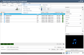 Xilisoft Audio Converter Pro screenshot 7
