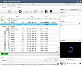 Xilisoft Audio Converter Pro screenshot 3