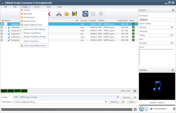 Xilisoft Audio Converter screenshot 4