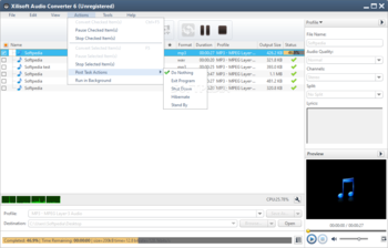 Xilisoft Audio Converter screenshot 5