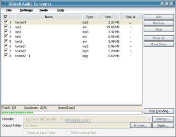 Xilisoft Audio Converter screenshot 3