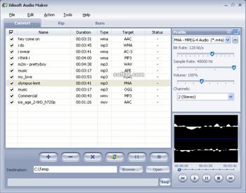 Xilisoft Audio Maker screenshot 2