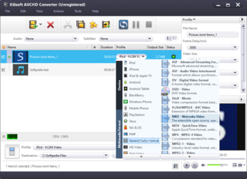 Xilisoft AVCHD Converter screenshot 2