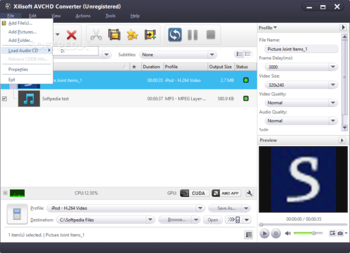 Xilisoft AVCHD Converter screenshot 4