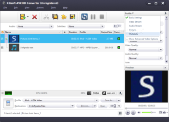 Xilisoft AVCHD Converter screenshot 8